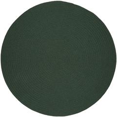 Solid Hunter Green Wool 10' Round