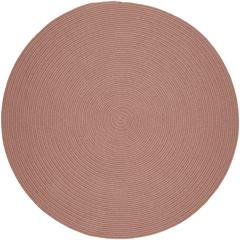 Solid Old Rose Wool 8' Round