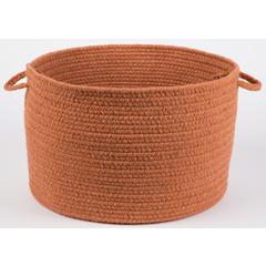 Solid Terra Cotta Wool 18" x 12" Basket