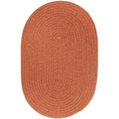 Solid Terra Cotta Wool 4X6 Oval