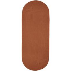 Solid Terra Cotta Wool 2X8 Oval
