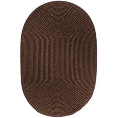 Solid Walnut Wool 2X3 Oval