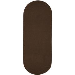 Solid Walnut Wool 2X8 Oval