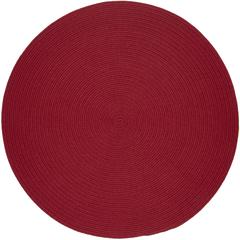 Solid Scarlet Wool 8' Round