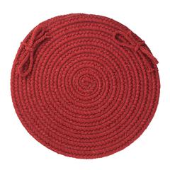 Solid Barn Red Wool C/P's Set-of-4