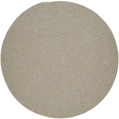 Solid Lt. Gray Wool 10' Round