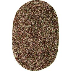 Sandi Brown Tweed 2X4 Oval