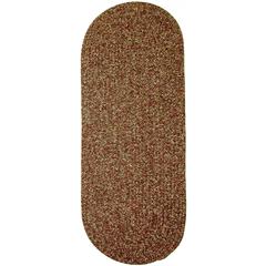 Sandi Brown Tweed 2X8 Oval
