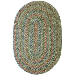 Sophia Moss green multicolored 7X9 Oval