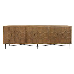 Samara 6-Door Sideboard - Natural