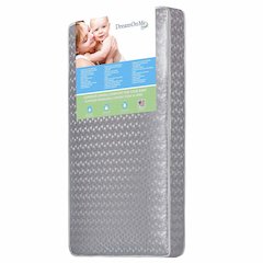 Dream On Me Superior Slumber 6” 112 Coil Spring Crib and Toddler Bed Mattress