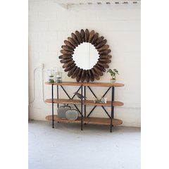 Set Of Two Resin Santas