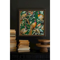 Framed Pheasant Painting