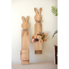 Recycled Pine Easter Rabbit Wall Planter