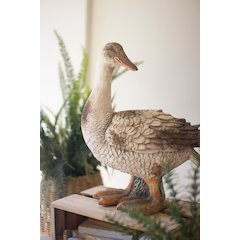 Faux Concrete Duck - Head Up