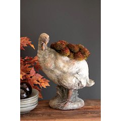 Faux Concrete Turkey Planter