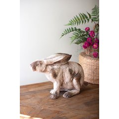 Faux Concrete Rabbit - Sitting