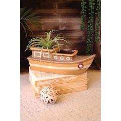 Ceramic Boat Planter