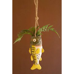 Hanging Largemouth Bass Planter