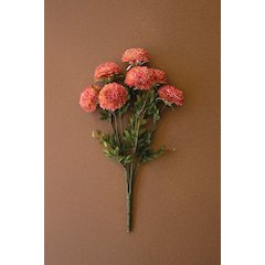 Bundle of Seven Artificial Dalhias - Blush