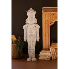 Rustic Metal Christmas Nutcracker
