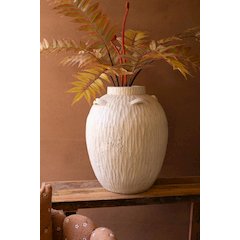 Stone Composite Urn With Four Handles