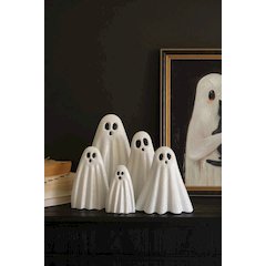 Set Of Five Halloween Ghosts