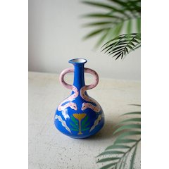 Ceramic Snake Vase