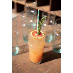 Tall Recycled Moroccan Style Tea Glass