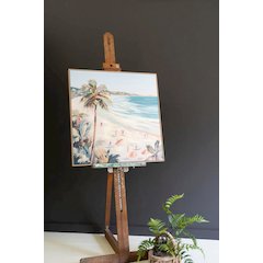 Framed Painting - Beach Scene