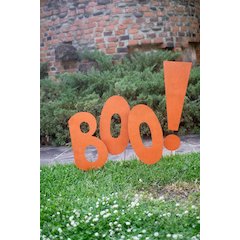 Painted Metal Halloween Boo Yard Stakes