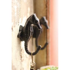Cast Iron Sea Horse Hook