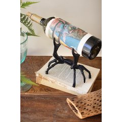 Cast Iron Crab Wine Bottle Holder