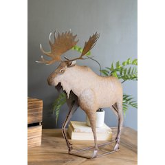 Rustic Metal Moose