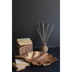 Wooden Teak Leaf Tray