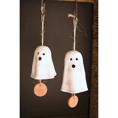 Set Of Two Hanging Ghost Chimes