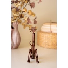 Hand Forged Iron Cat