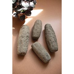 Set Of Four Hand Carved Stone Pestles