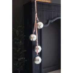 Antique Silver Jingle Bell Cluster