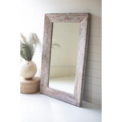 Recycled Wood - Tapper Mirror - Whitewash