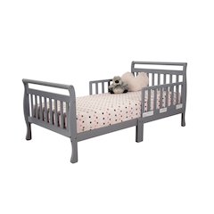 Anna Wooden Toddler Bed Gray