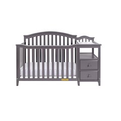 Kali 4-in-1 Convertible Crib and Changer Gray