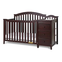 Kali II 4-in-1 Convertible Crib and Changer Espresso