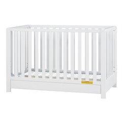 Emma 4-in-1 Convertible Crib with Drawer White