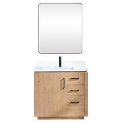 San 36" Free-standing Single Bath Vanity in Fir Wood Brown