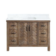 Javier 48" Free-standing Single Bath Vanity in Spruce Antique Gray