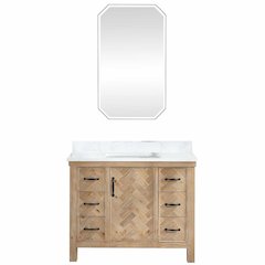 Javier 42" Free-standing Single Bath Vanity in Spruce Antique Brown