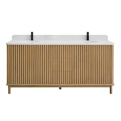 Seoul 72" Free-standing Double Bath Vanity in Washed Ash Grey