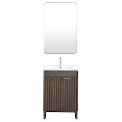 Palos 24" Free-standing Single Bath Vanity in Spruce Aged Brown