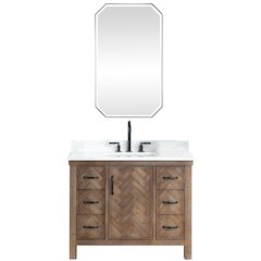Javier 42" Free-standing Single Bath Vanity in Spruce Antique Gray